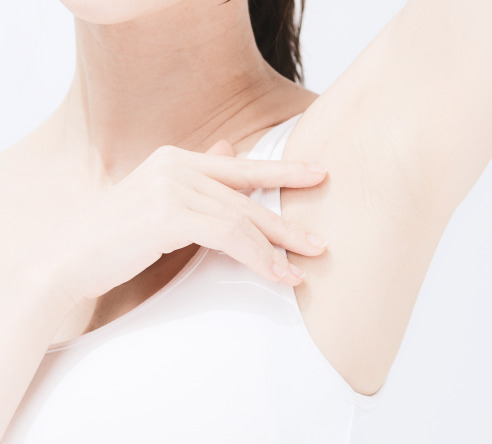 ワキ汗・ワキガ・ワキの黒ずみ
