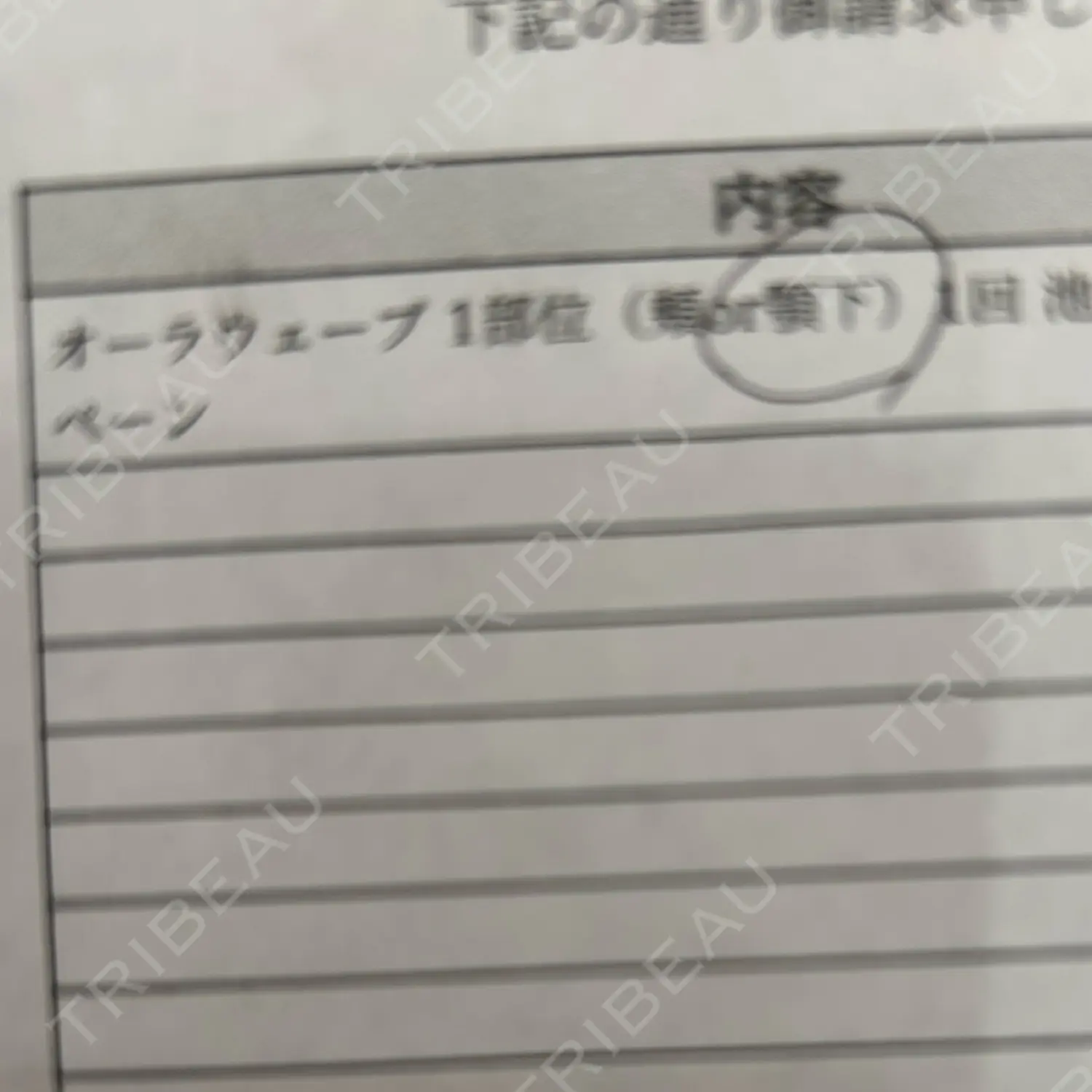 施術後の写真