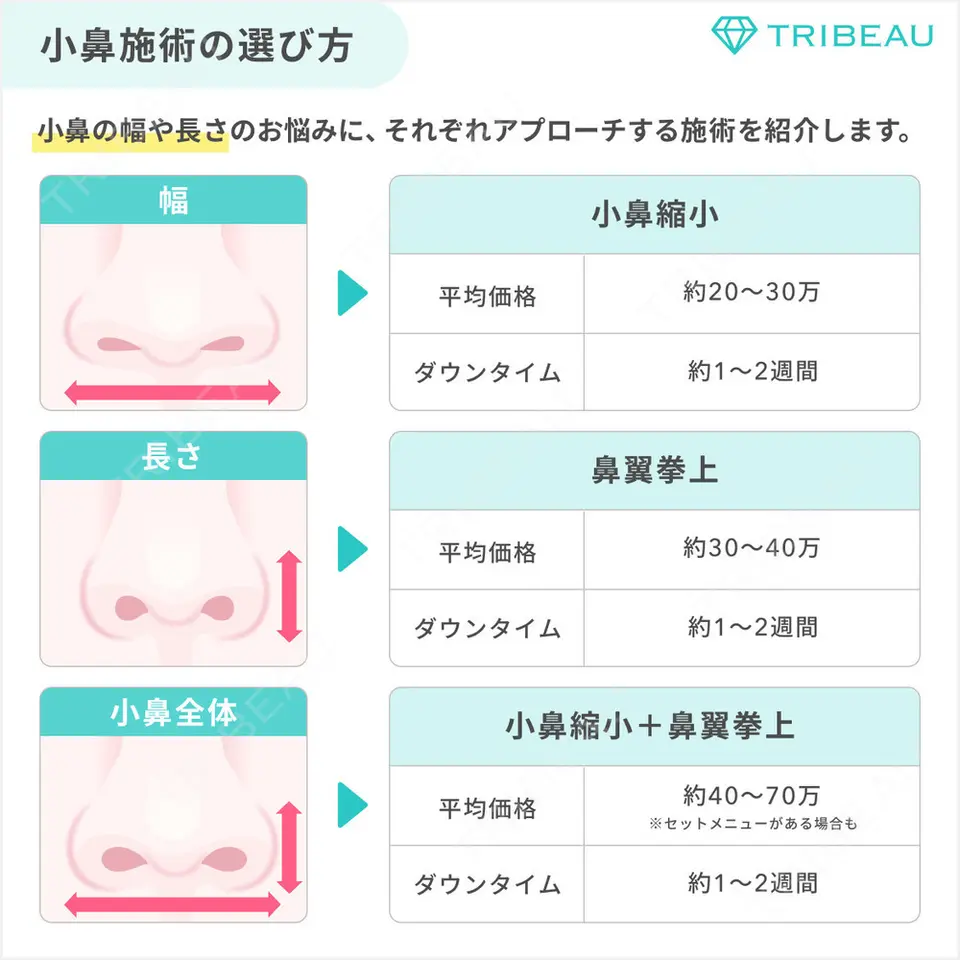 小鼻縮小（切開）の解説画像3