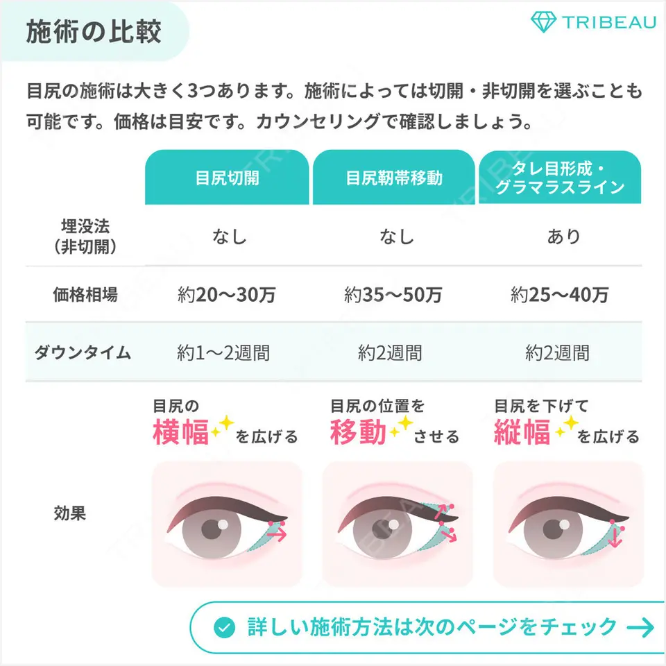 タレ目形成・グラマラスライン（切開）の美容外科・美容皮膚科クリニック一覧【489件】 | トリビュー[TRIBEAU]